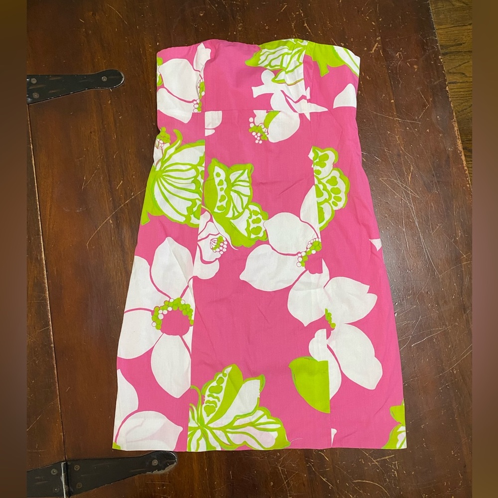 Lilly Pulitzer size 0 strapless dress